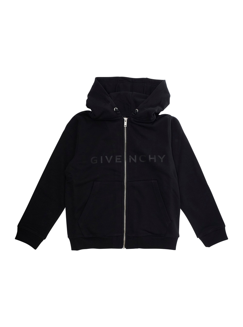 Givenchy Hooded Cardigan In Black