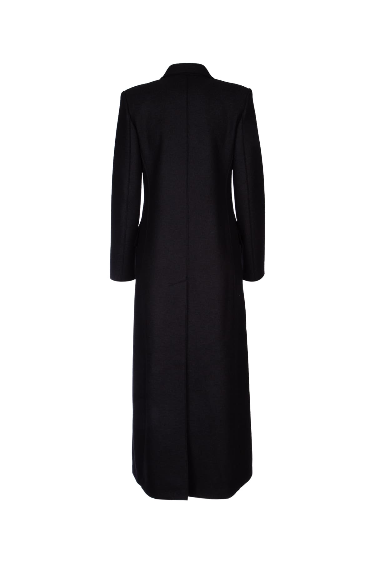 Shop Harris Wharf London Women Long Coat In Black