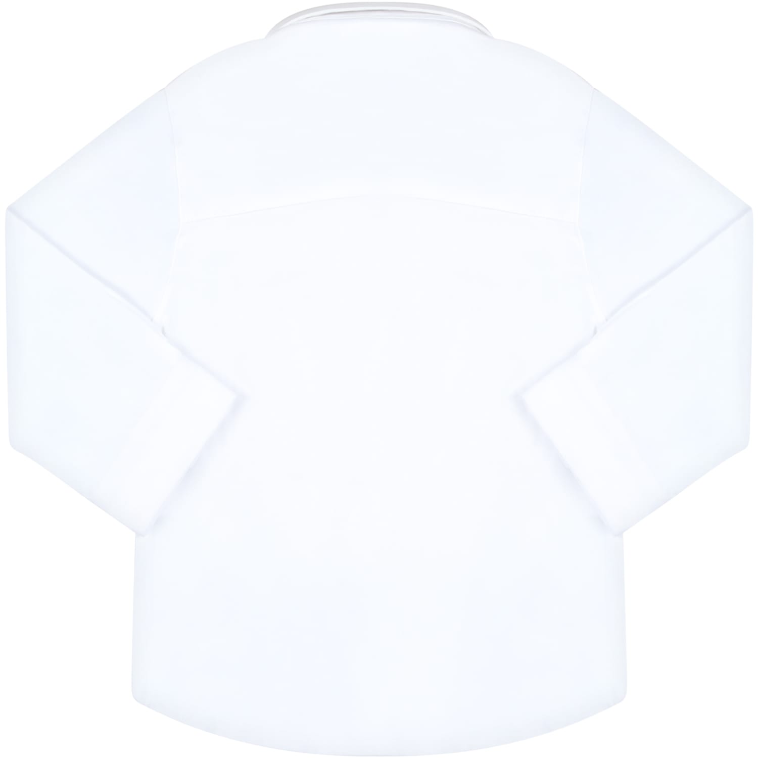 Shop Hugo Boss White Shirt For Baby Boy With White Logo