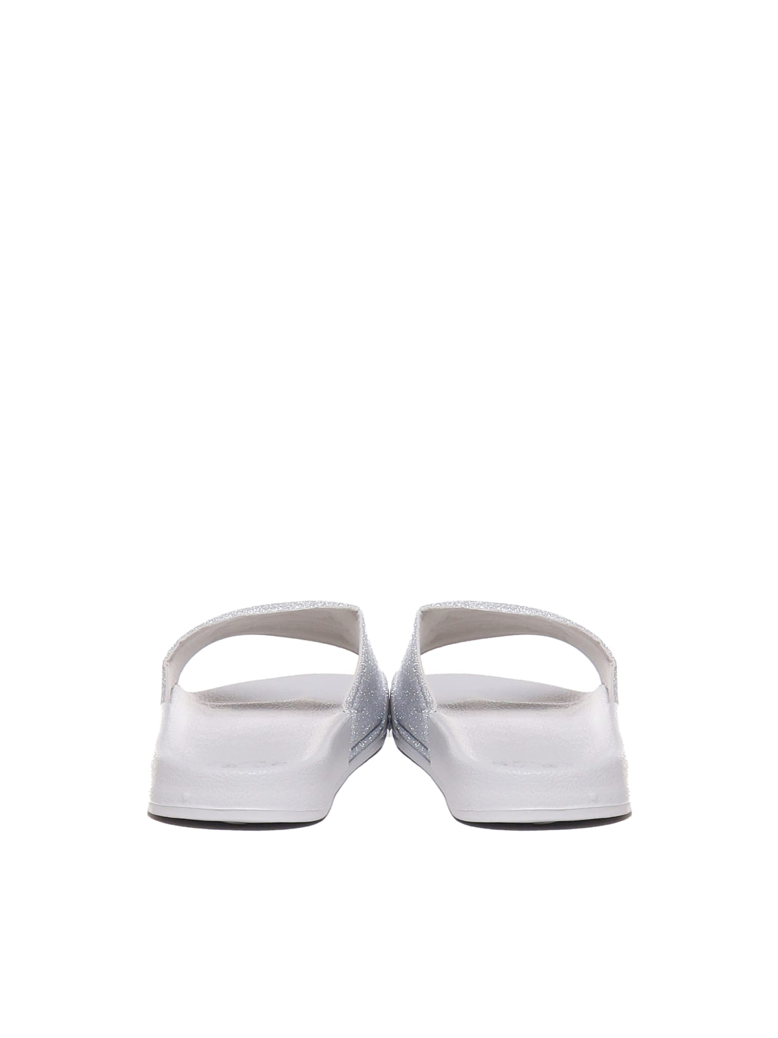 Sundek Slippers In Rubber In Silver