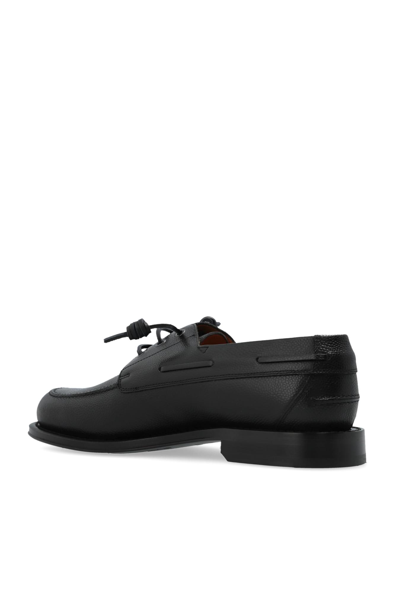 Dsquared2 Neoclassic Boat Shoes In Black