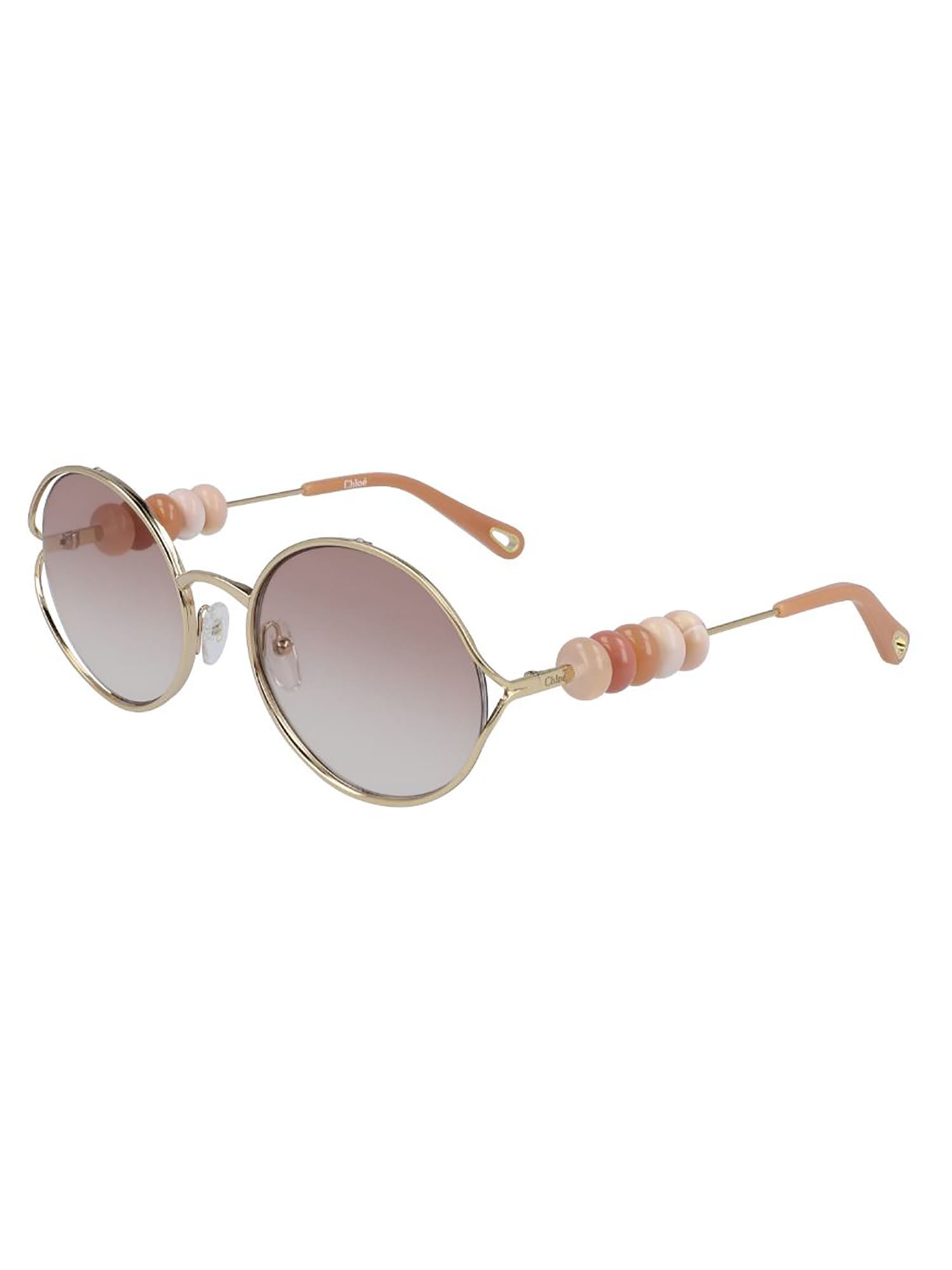 Chloé Ce167s 42834 Sunglasses In Gold Gradient Brown