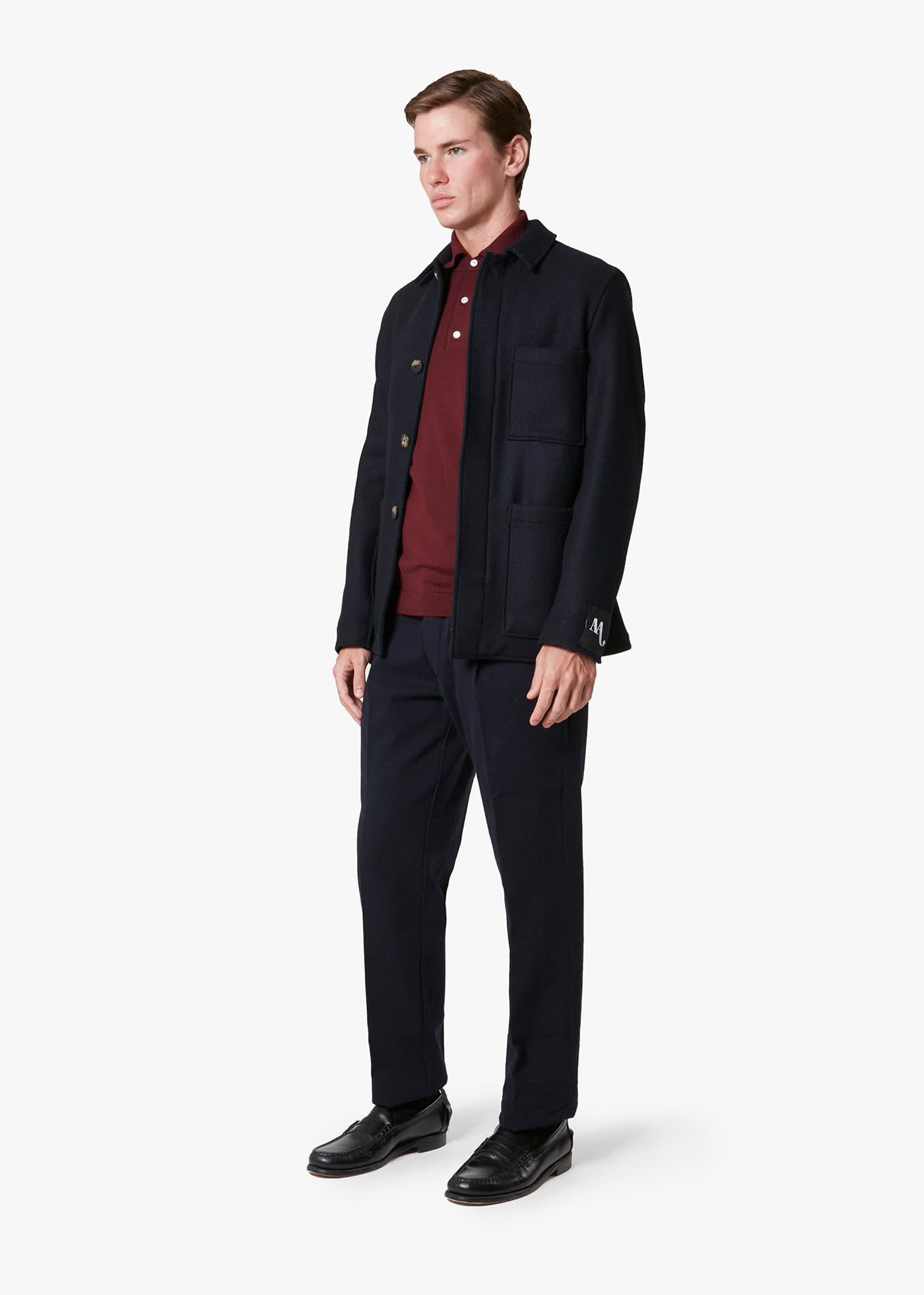 Doppiaa Aalbion Jacket With Shirt Collar