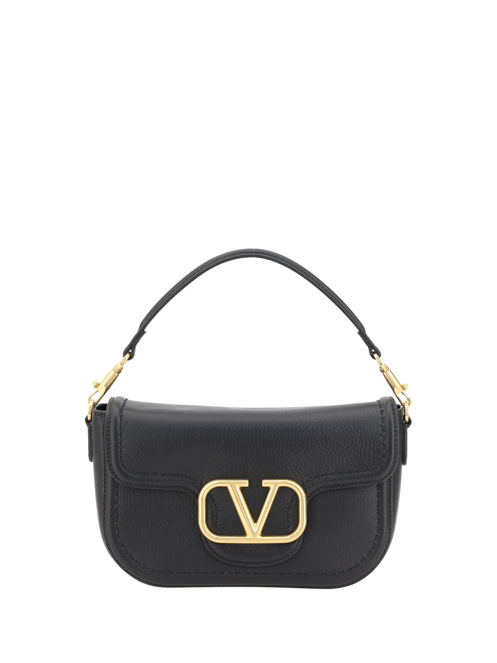 Valentino All Time Shoulder Bag In Nero