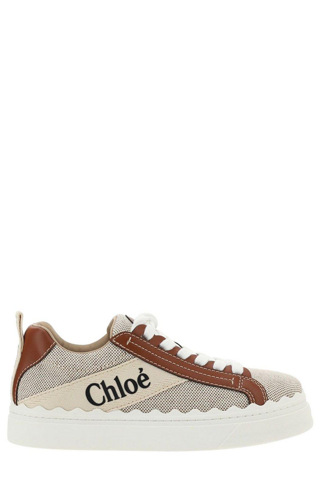 Chloé Lauren Scallop-edge Sneakers