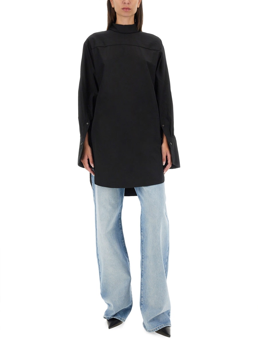 Shop Dries Van Noten Plaid Shirt In Black
