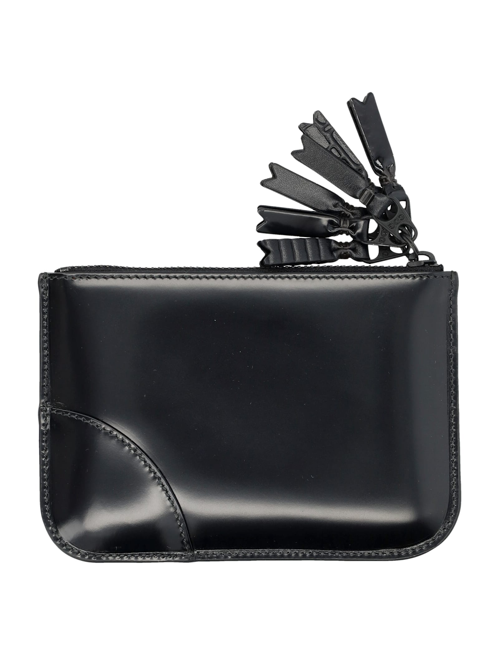 Comme Des Garçons Zipper Medley Xsmall Zip Pouch In Black
