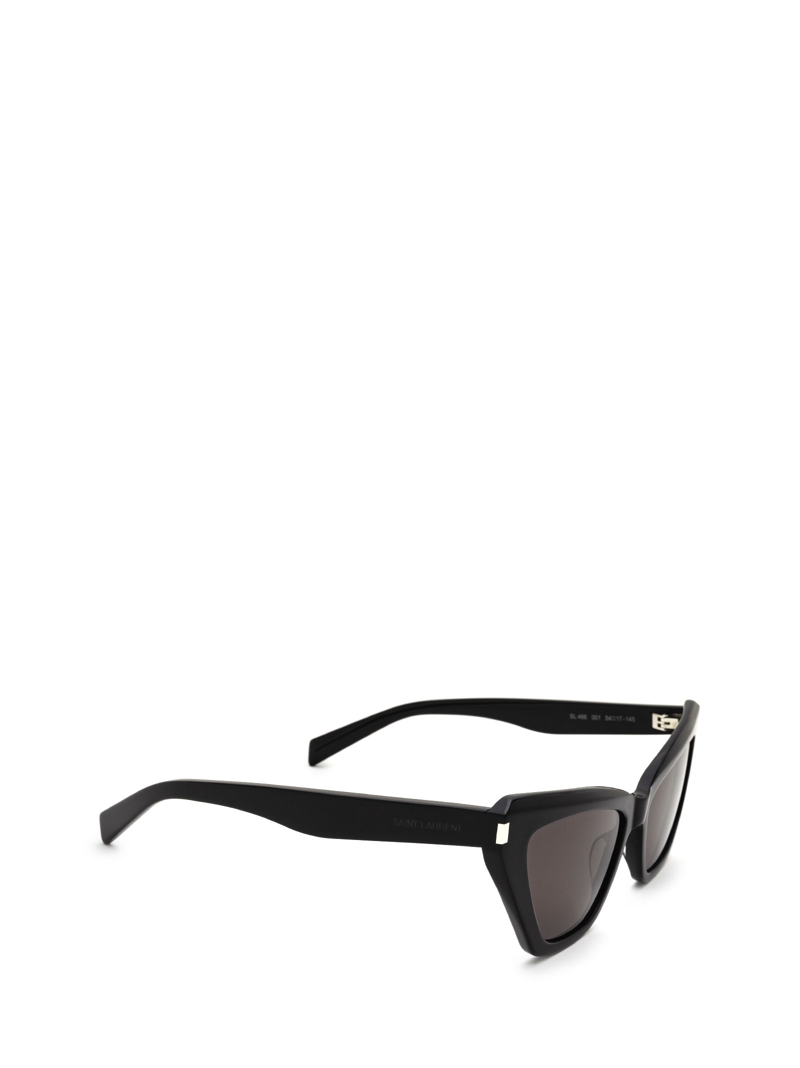 Shop Saint Laurent Sl 466 Black Sunglasses