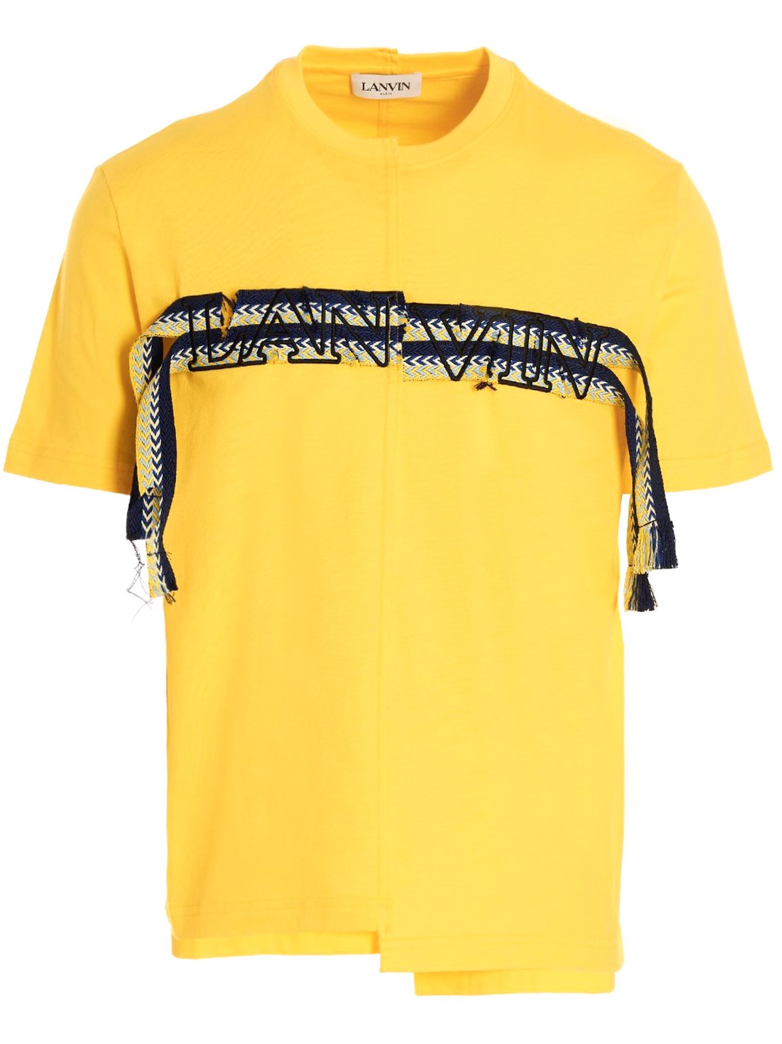 Lanvin Yellow Cotton T-shirt