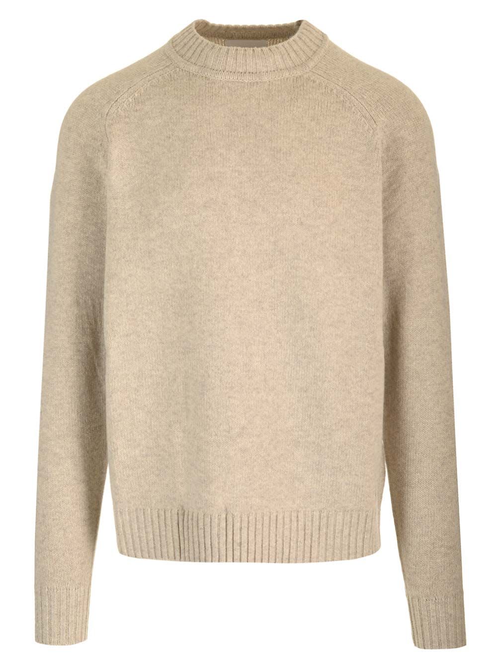 Shop Isabel Marant Iron Crew Neck Sweater In Beige