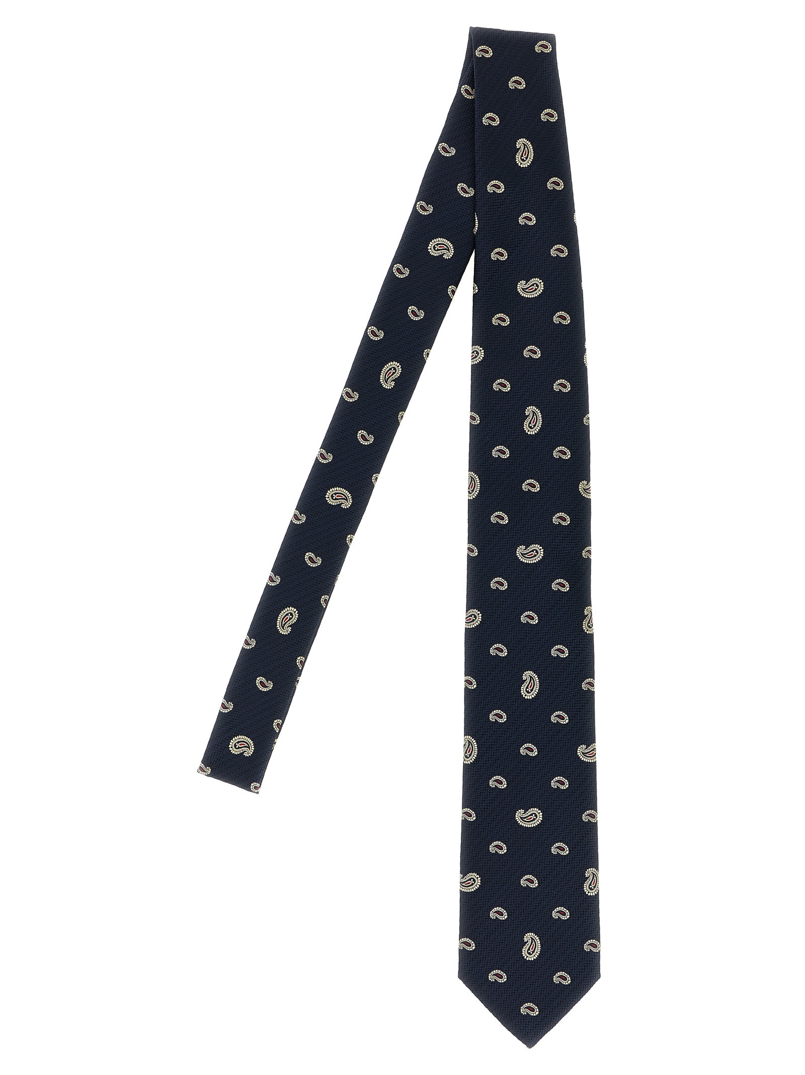 Brioni Jacquard Tie Ties And Papillon Blue In Blue