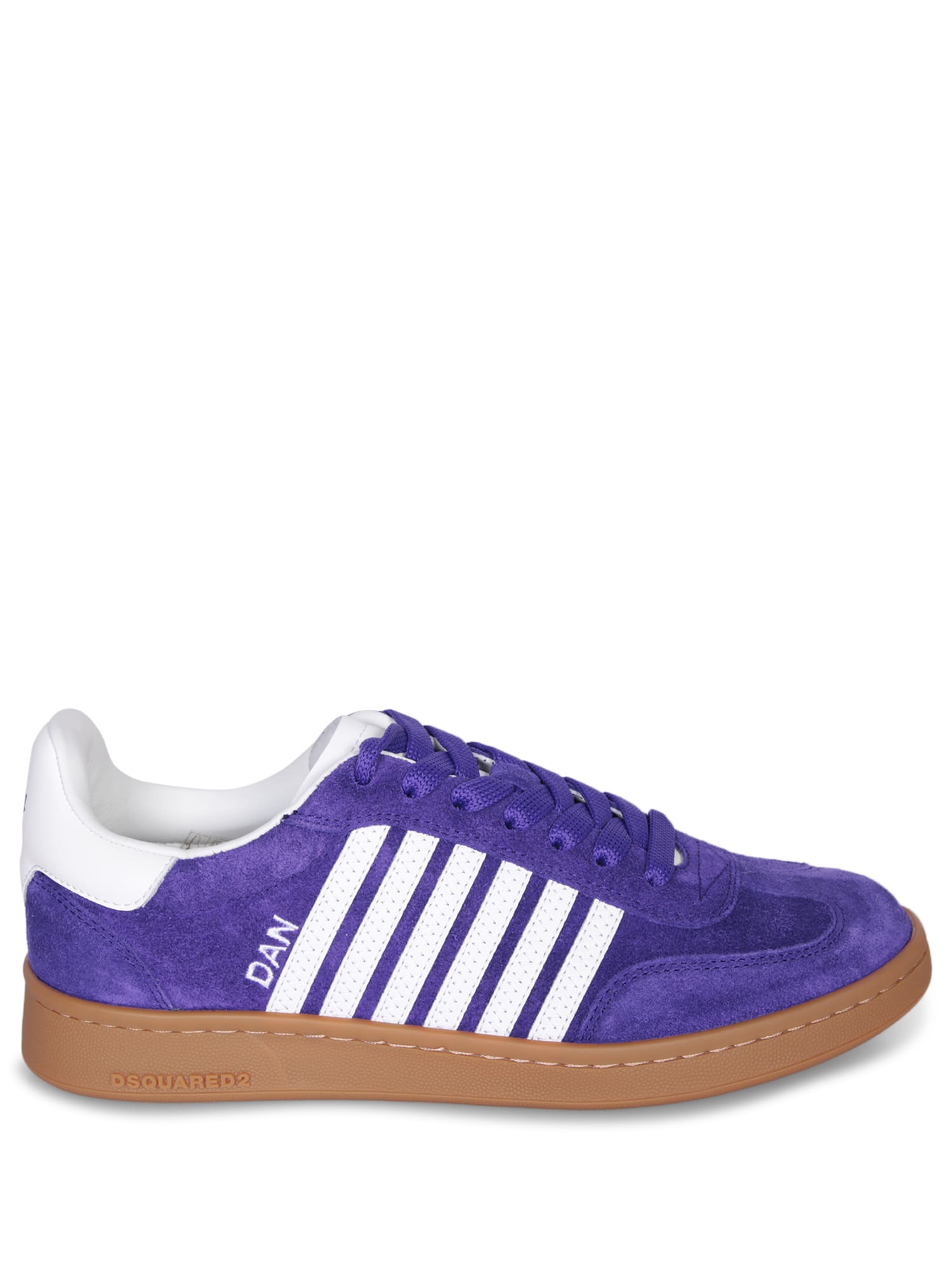 Shop Dsquared2 Purple Crosta Sneakers