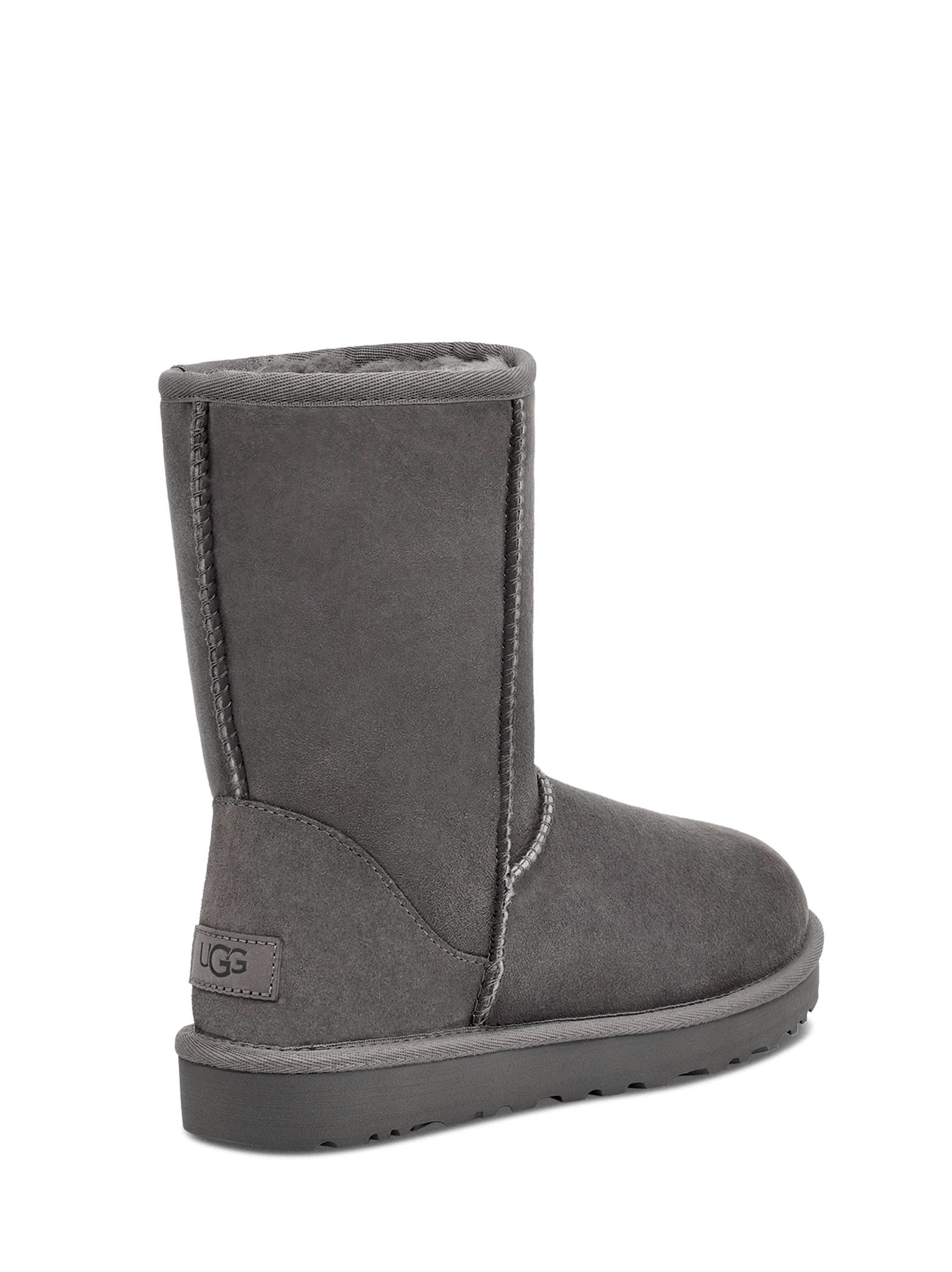 Ugg Classic Short Ii Suede Snow Boots In Gray