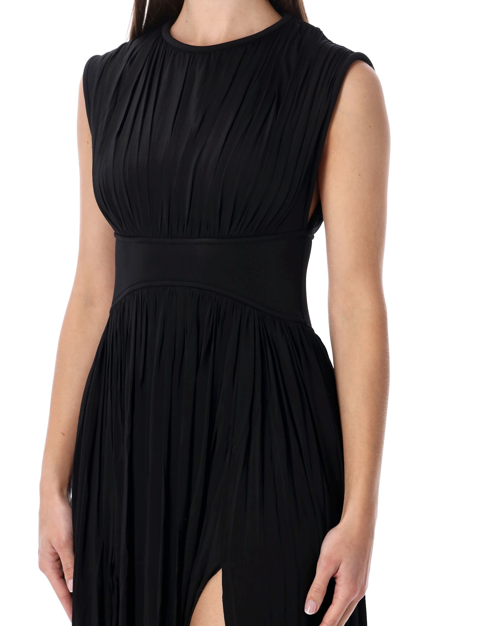 Zimmermann Hypnotic Black Long Dress In Black