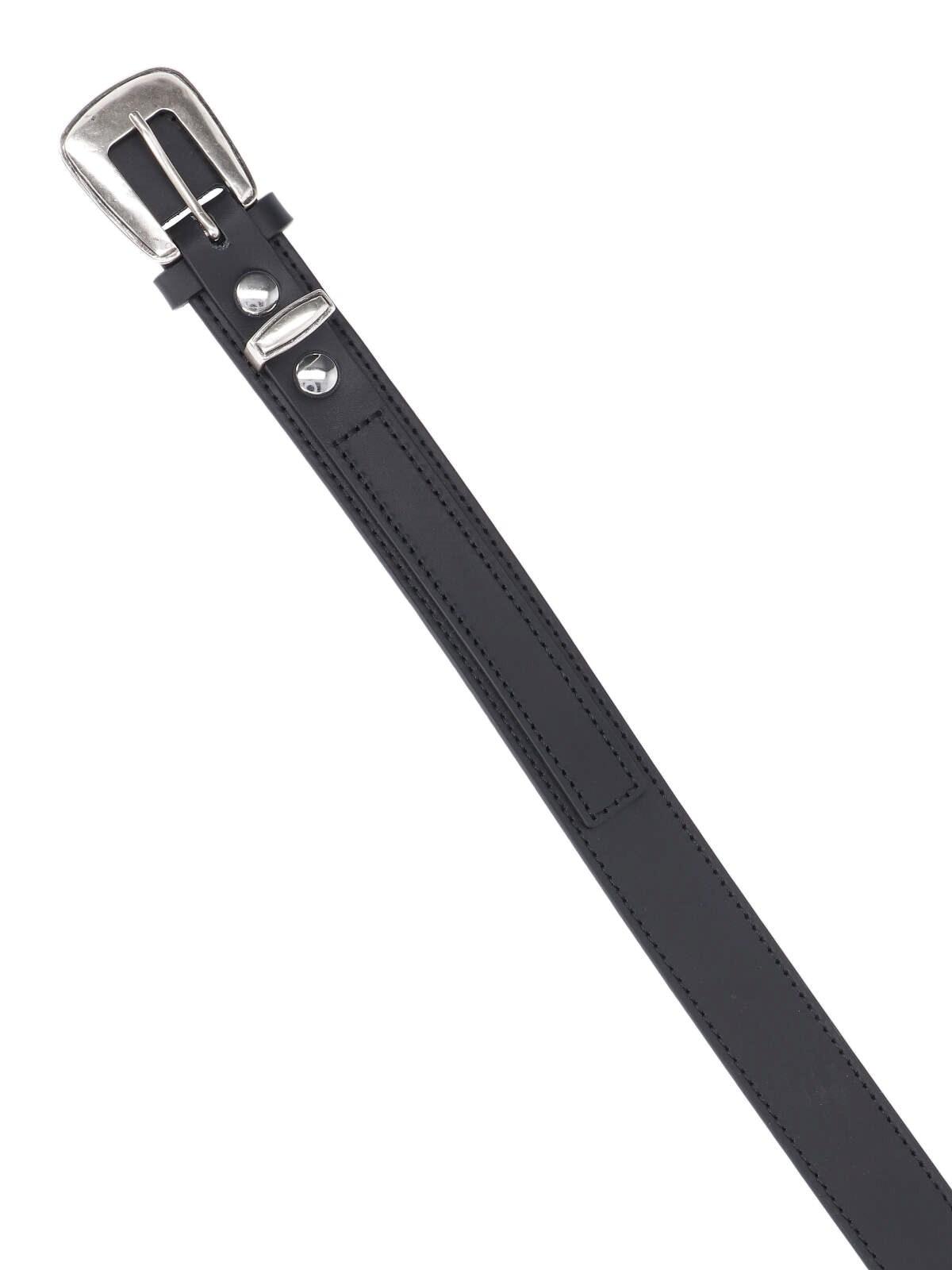 Shop Lemaire Leather Belt In Black