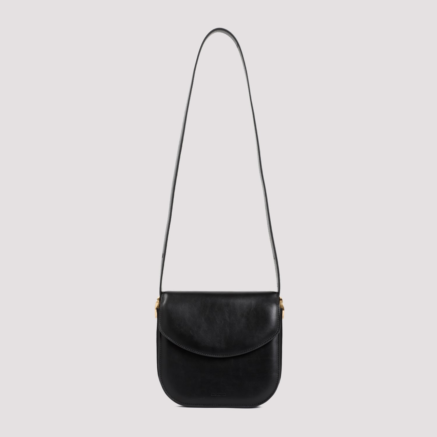 Shop Jil Sander Coin Crossbody In Black