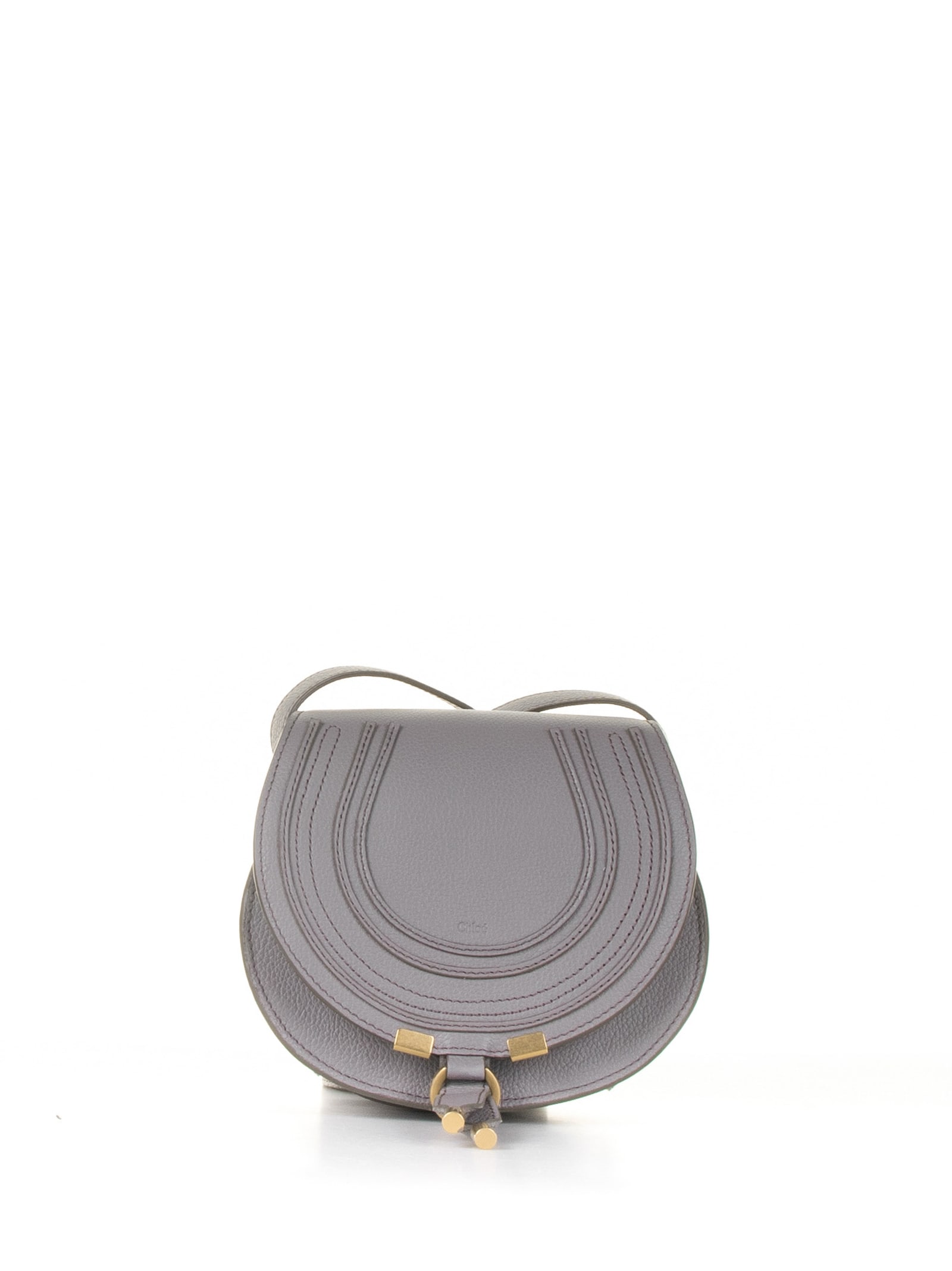 Chloé Tote Saddle Bag Small Marcie In Cashmere
