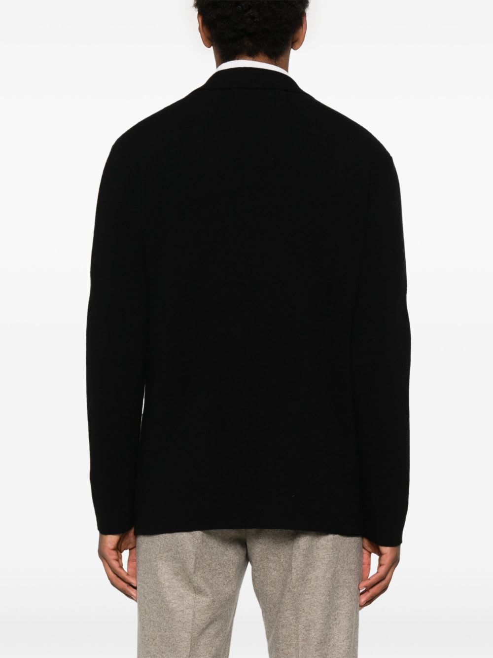 Tagliatore Double-breasted Blazer In Black