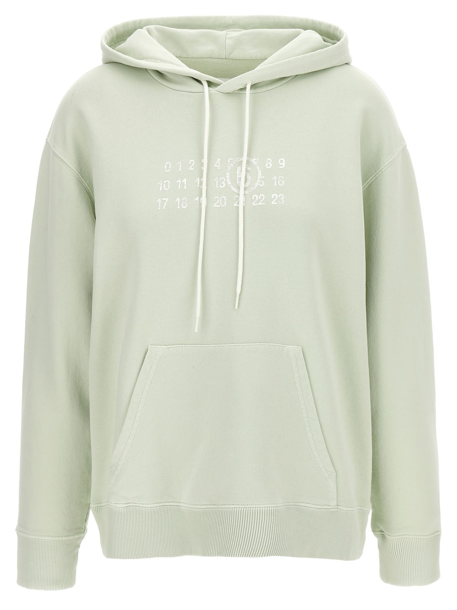 Mm6 Maison Margiela Numeric Signature Mm6 Sweatshirt Green
