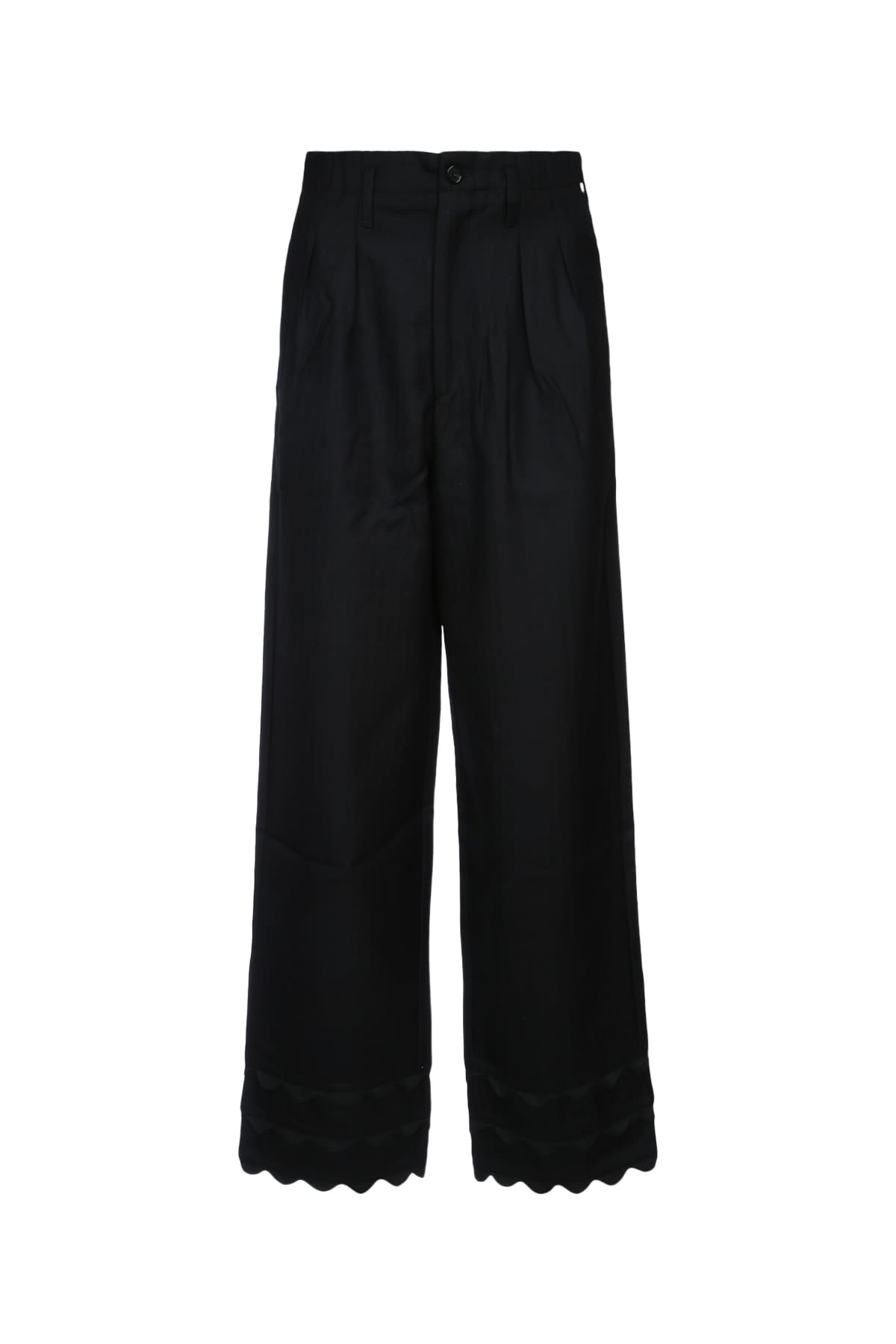 Shop Bode Pantalone In Black