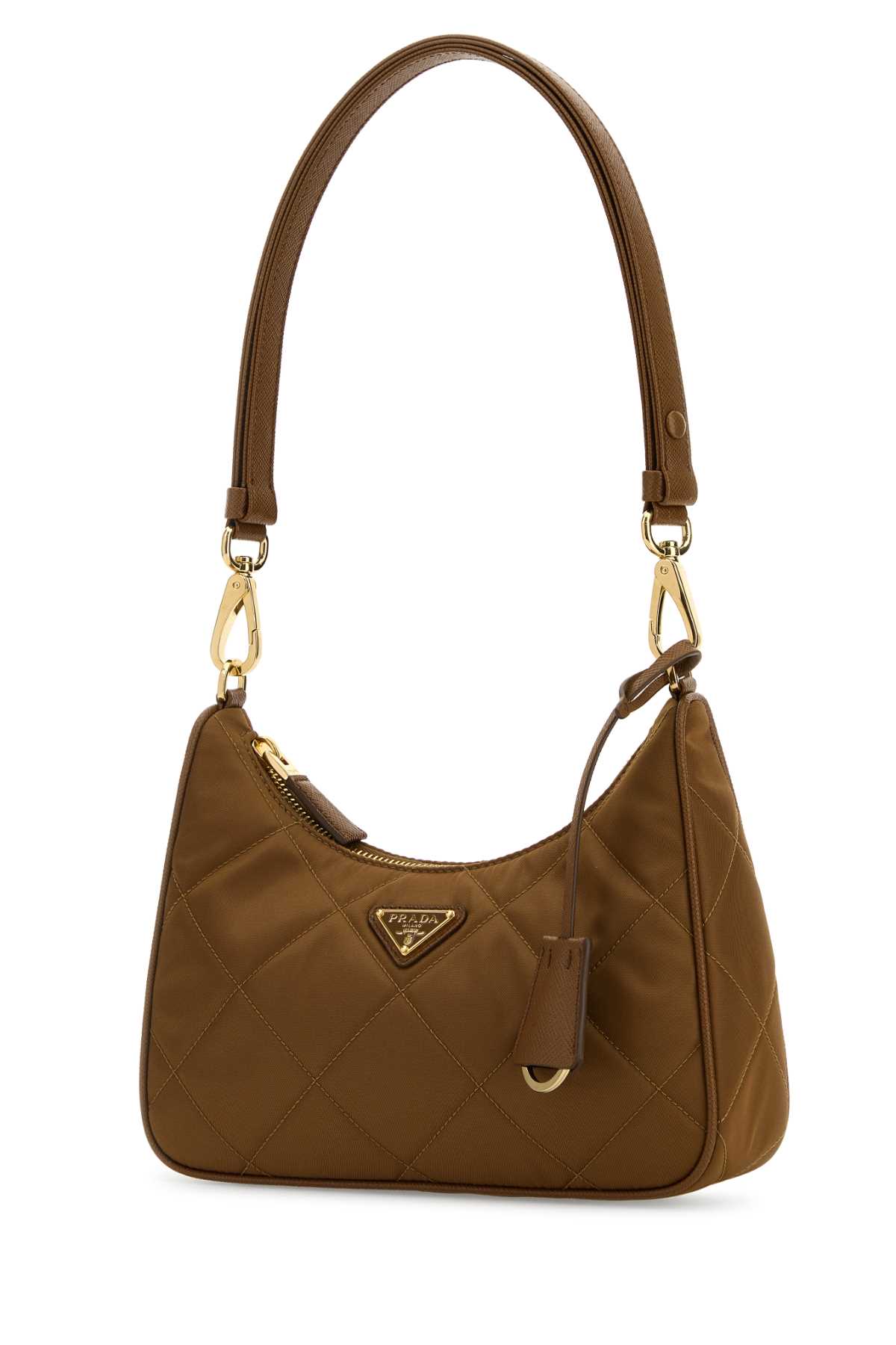 Prada Biscuit Re-nylon Re-edition Shoulder Bag In Brown