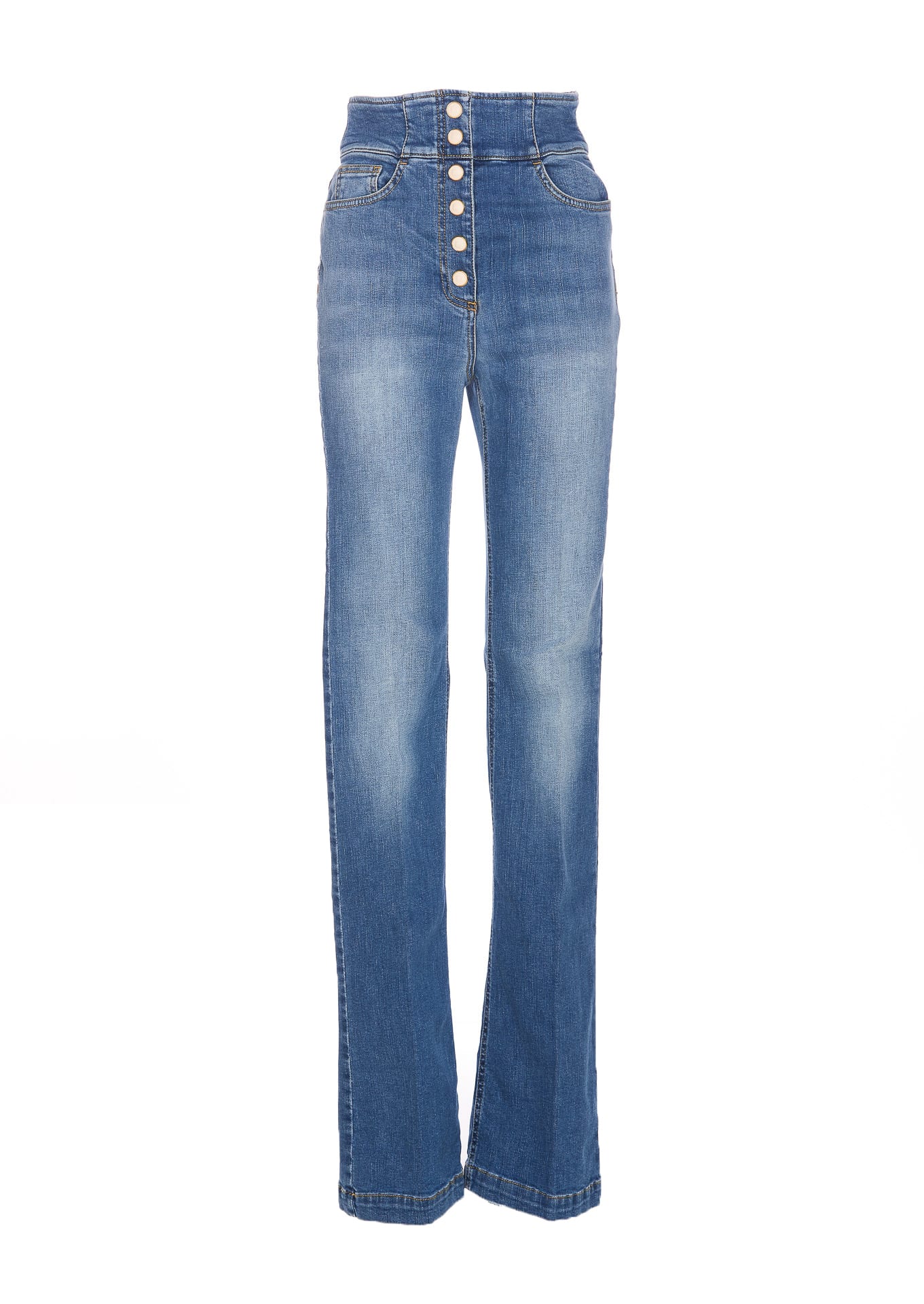 Shop Elisabetta Franchi Jeans In Blue