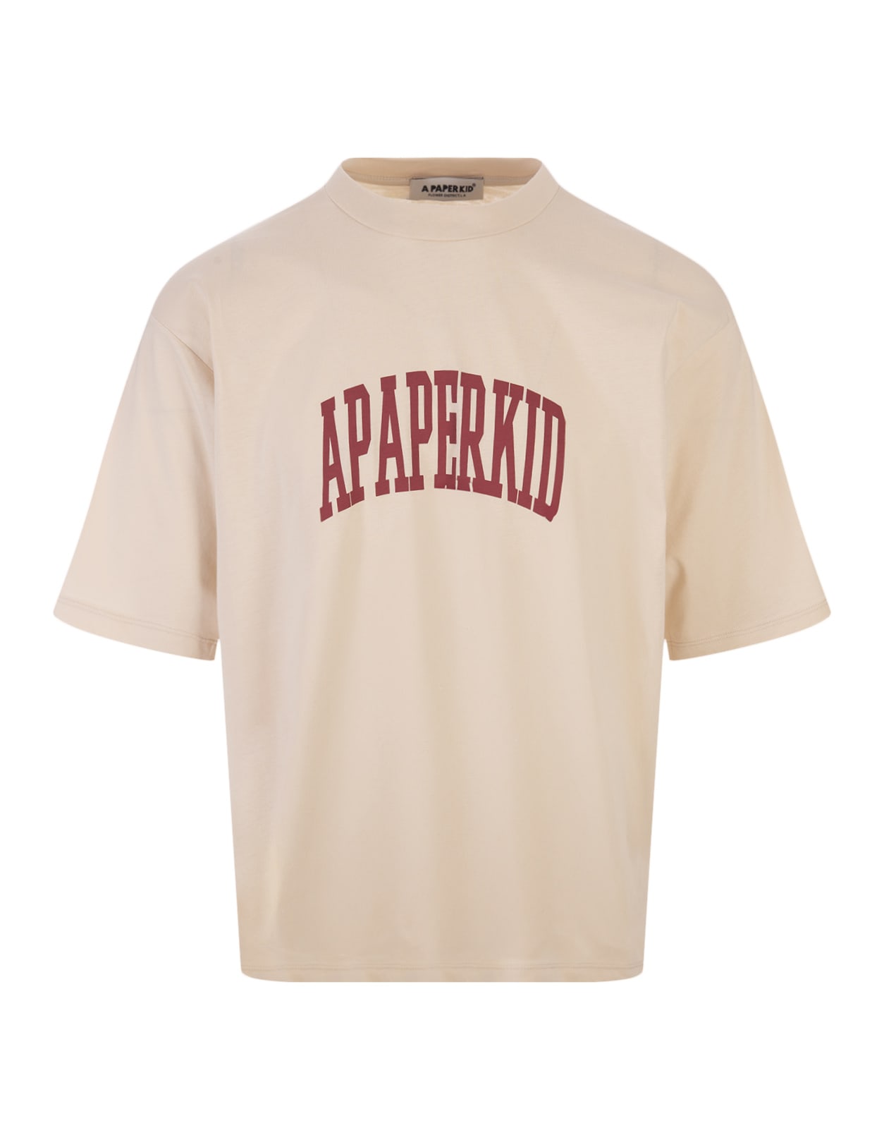 Shop A Paper Kid Sand T-shirt With Arched  Print In Brown