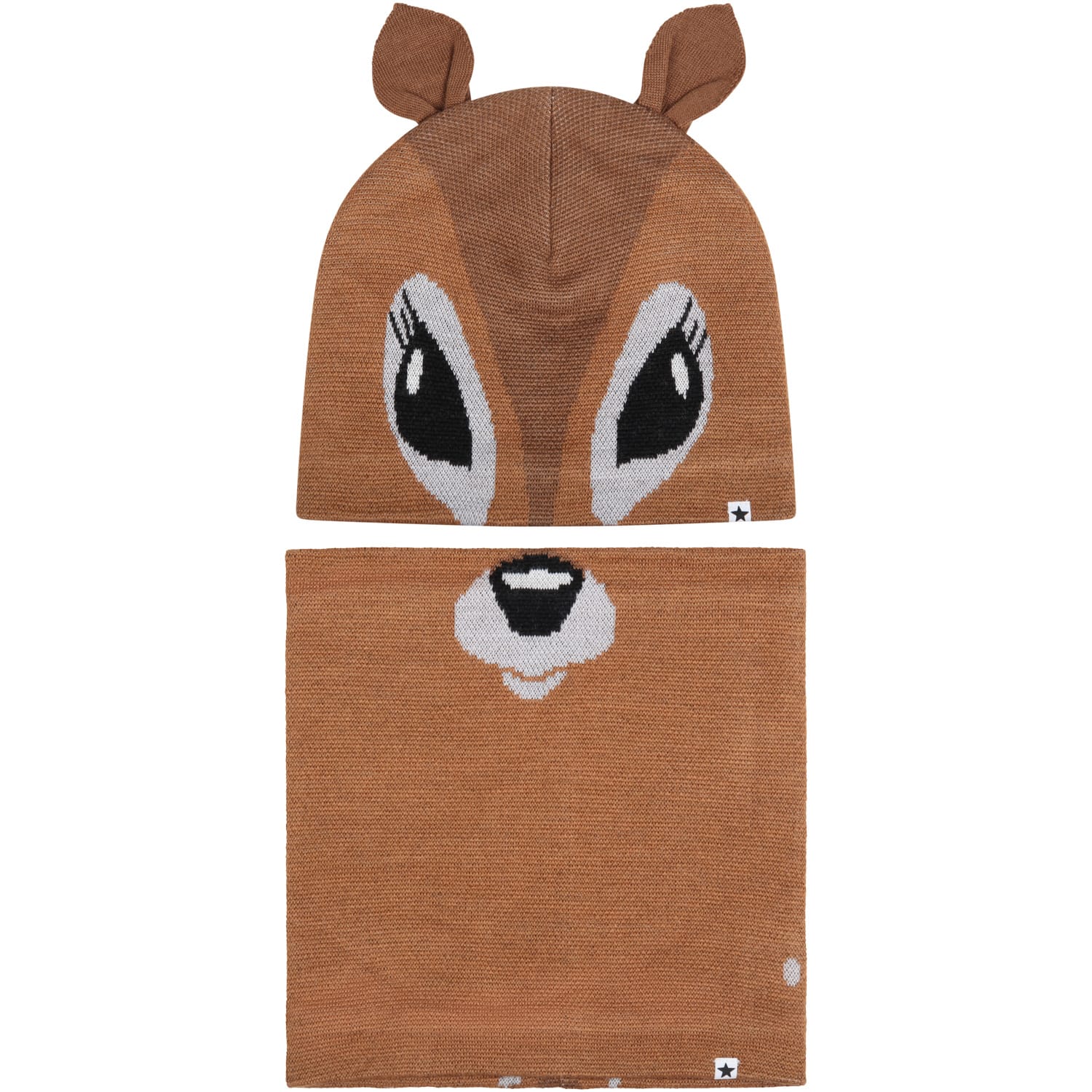 Molo Brown Set For Kids With Deer