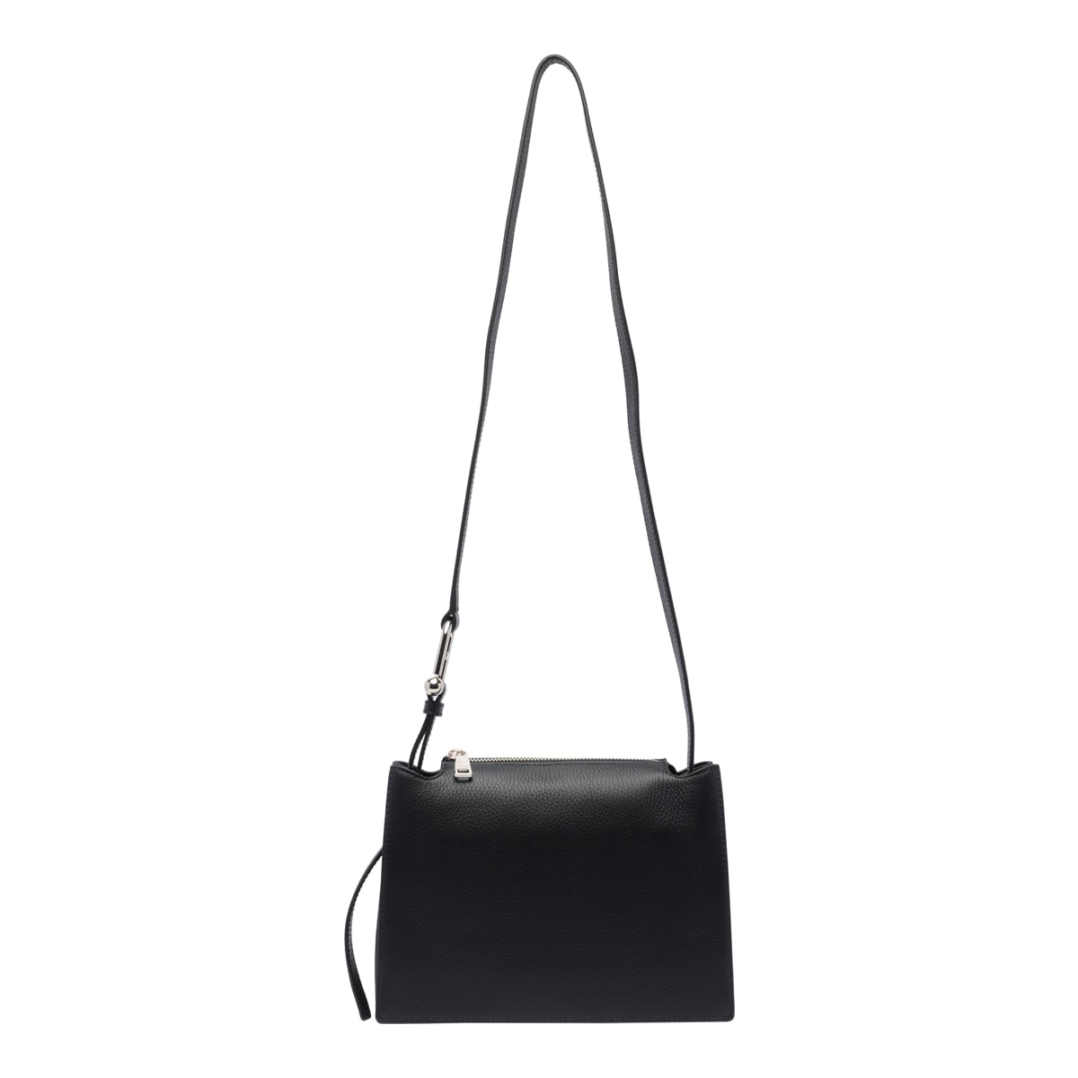 Shop Furla Small Nuvola Crossbody Bag In Black