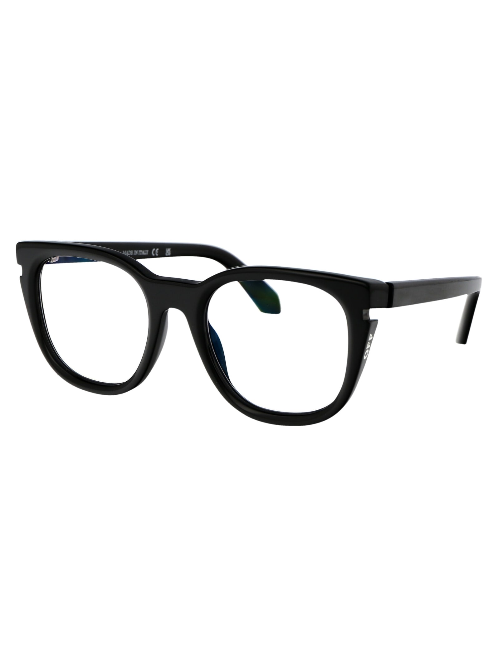 Shop Off-white Optical Style 51 Glasses In 1000 Black