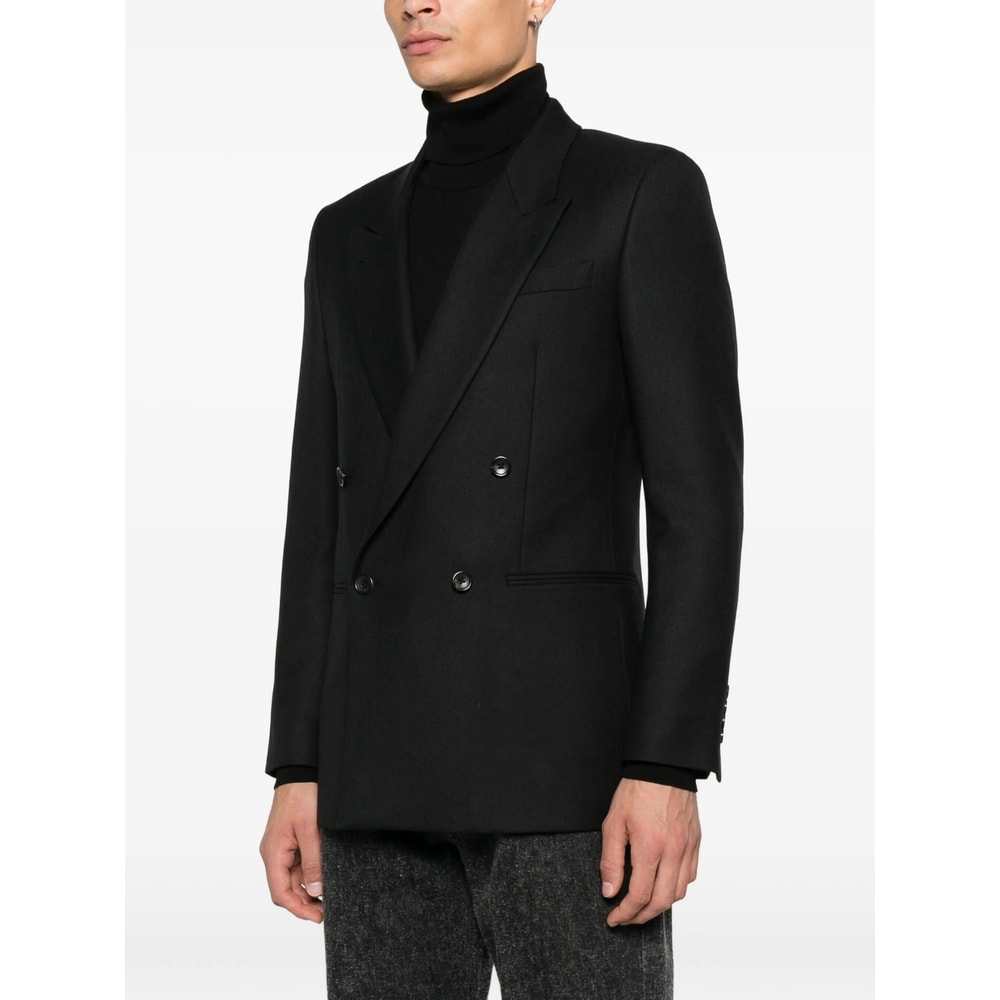 Reveres 1949 Double-breasted Jacket In Black