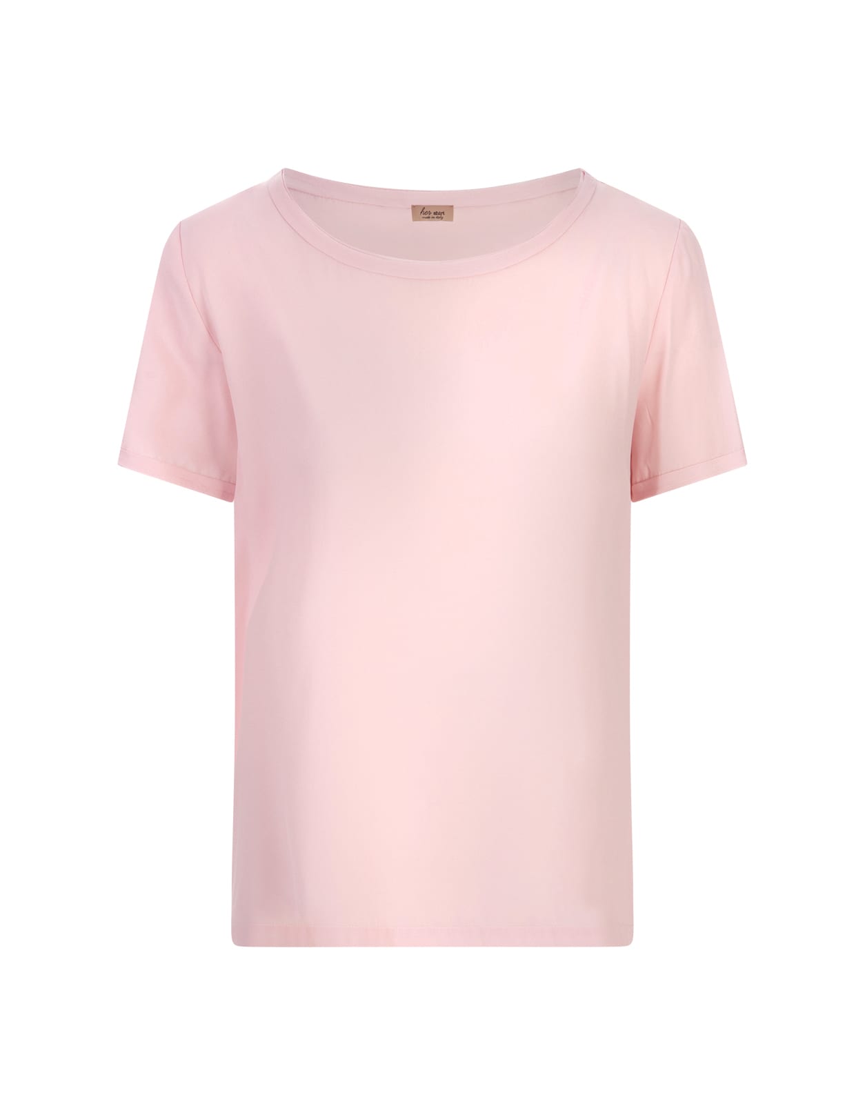 Shop Her Shirt Pink Silk T-shirt
