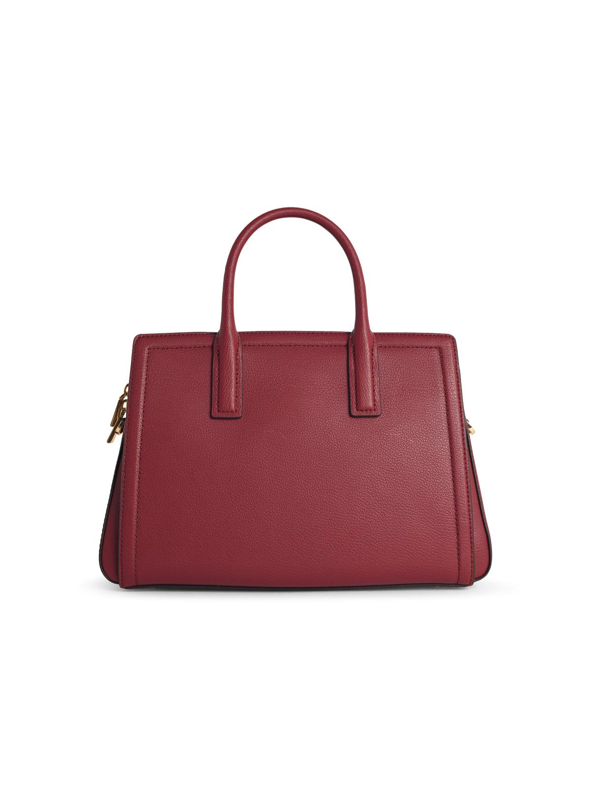 Michael Michael Kors Medium Laila Mulberry Leather Handbag In Burgundy