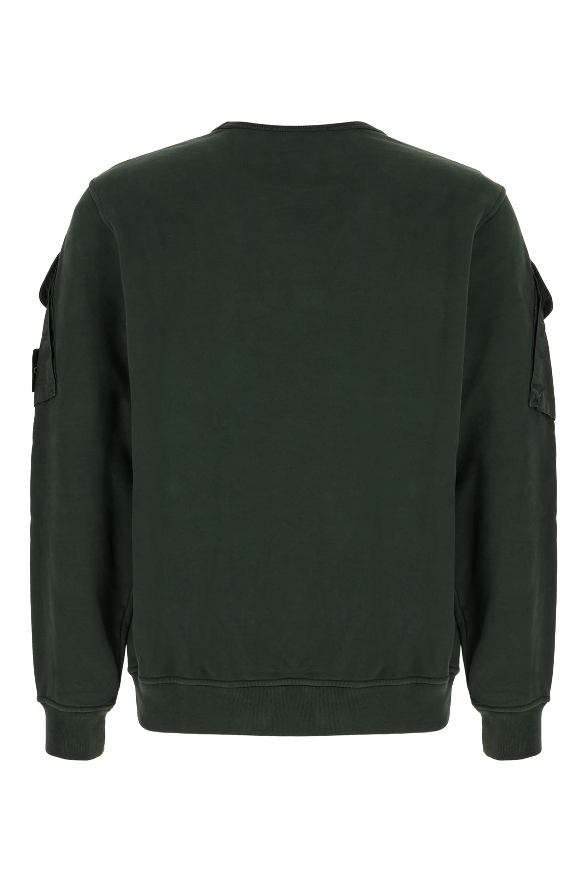 Stone Island Cotton Sweatshirt In Black