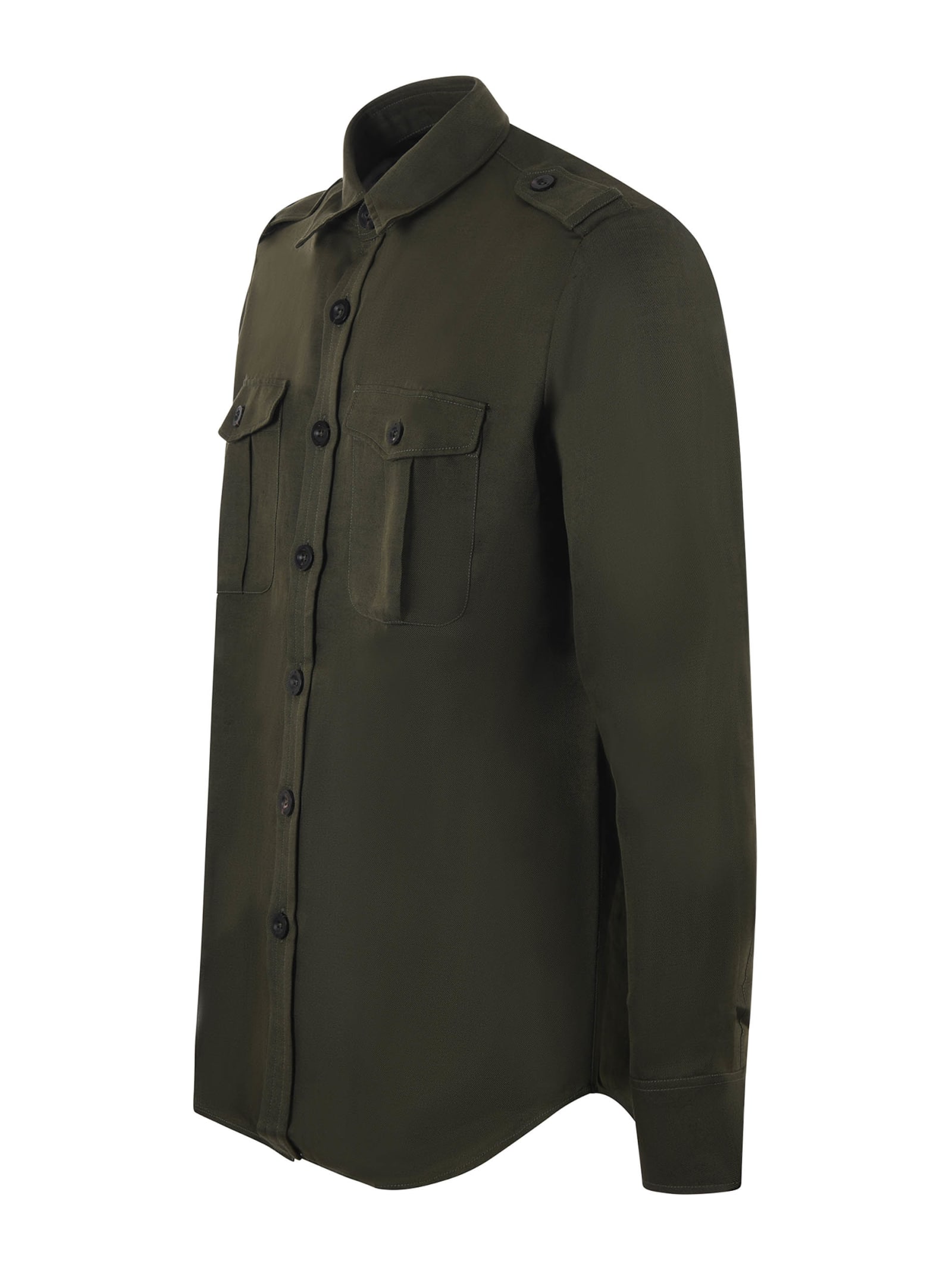 Shop Pt01 Pt Shirt In Verde Militare