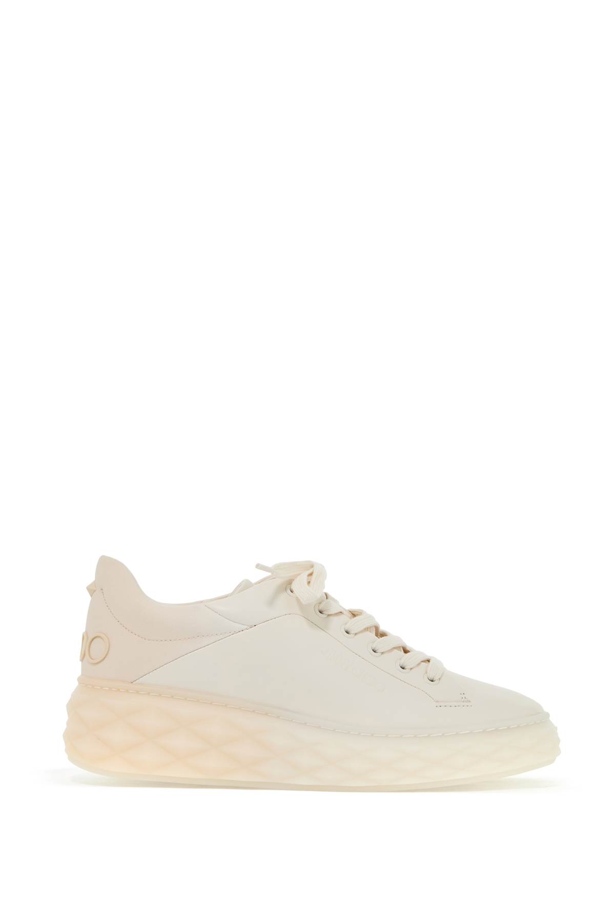 Shop Jimmy Choo Diamond Maxi/f Ii Sneakers In X Latte Bamboo Mix