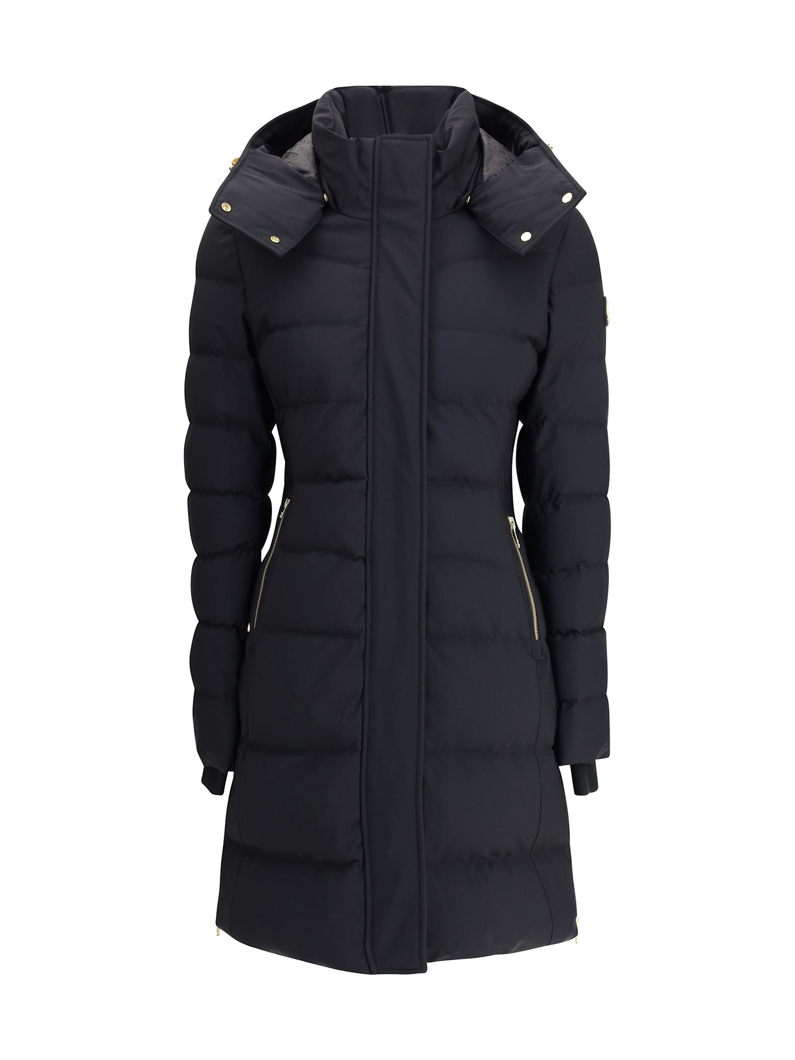 Moose Knuckles Watershed 3 Gold Parka In Black