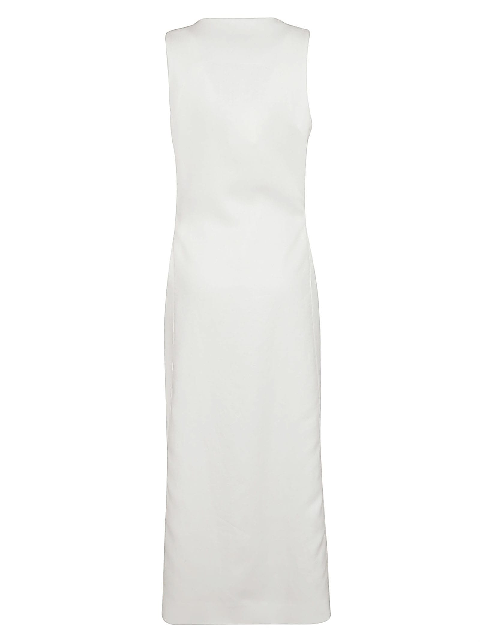 Shop Max Mara Aureo Dress In White