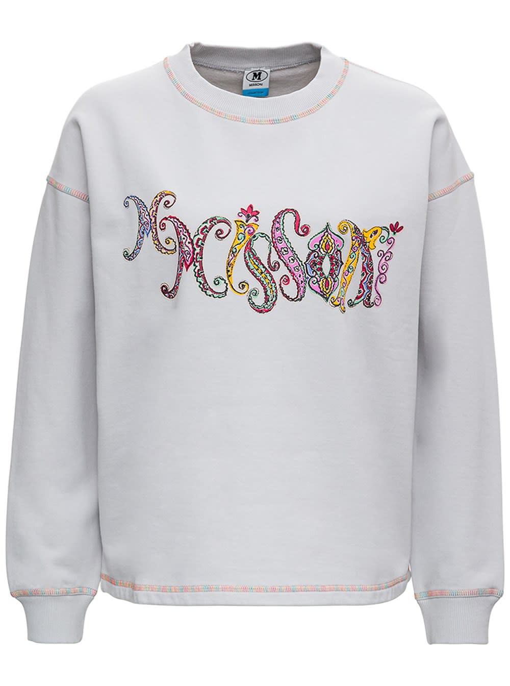 M Missoni Cotton Sweatshirt With Logo