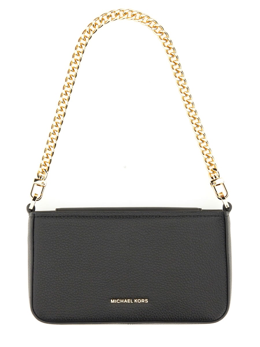 Michael Kors Bryant Small Convertible Clutch Bag In Black