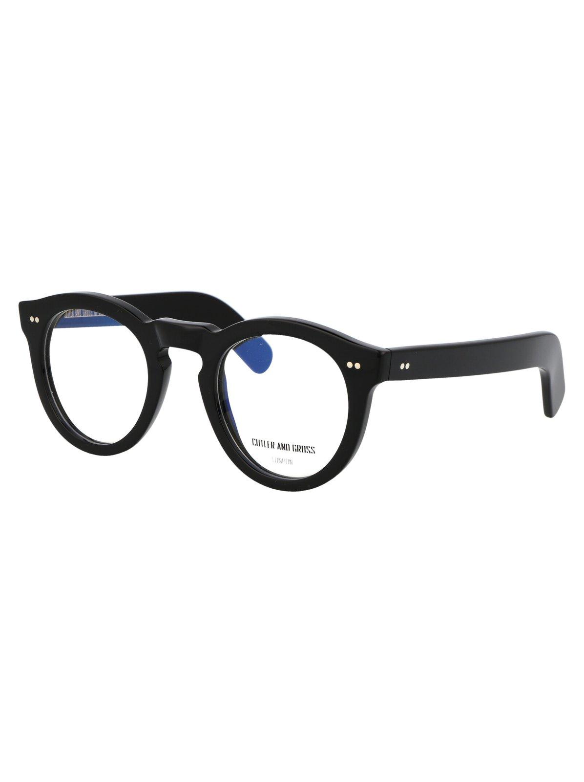 Shop Cutler And Gross Round Frame Glasses In B