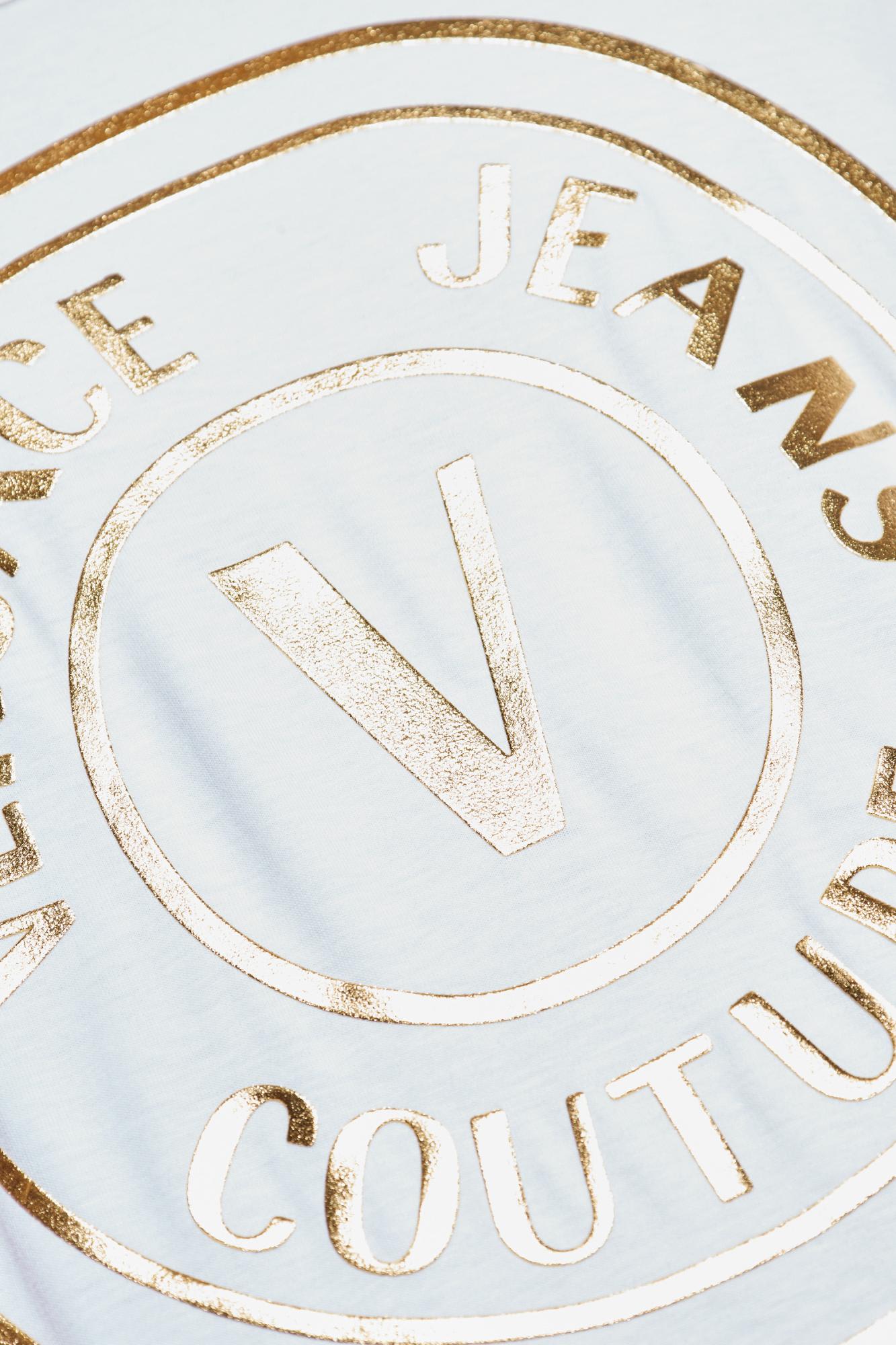 Versace Jeans Couture Logo-print Cotton T-shirt In White