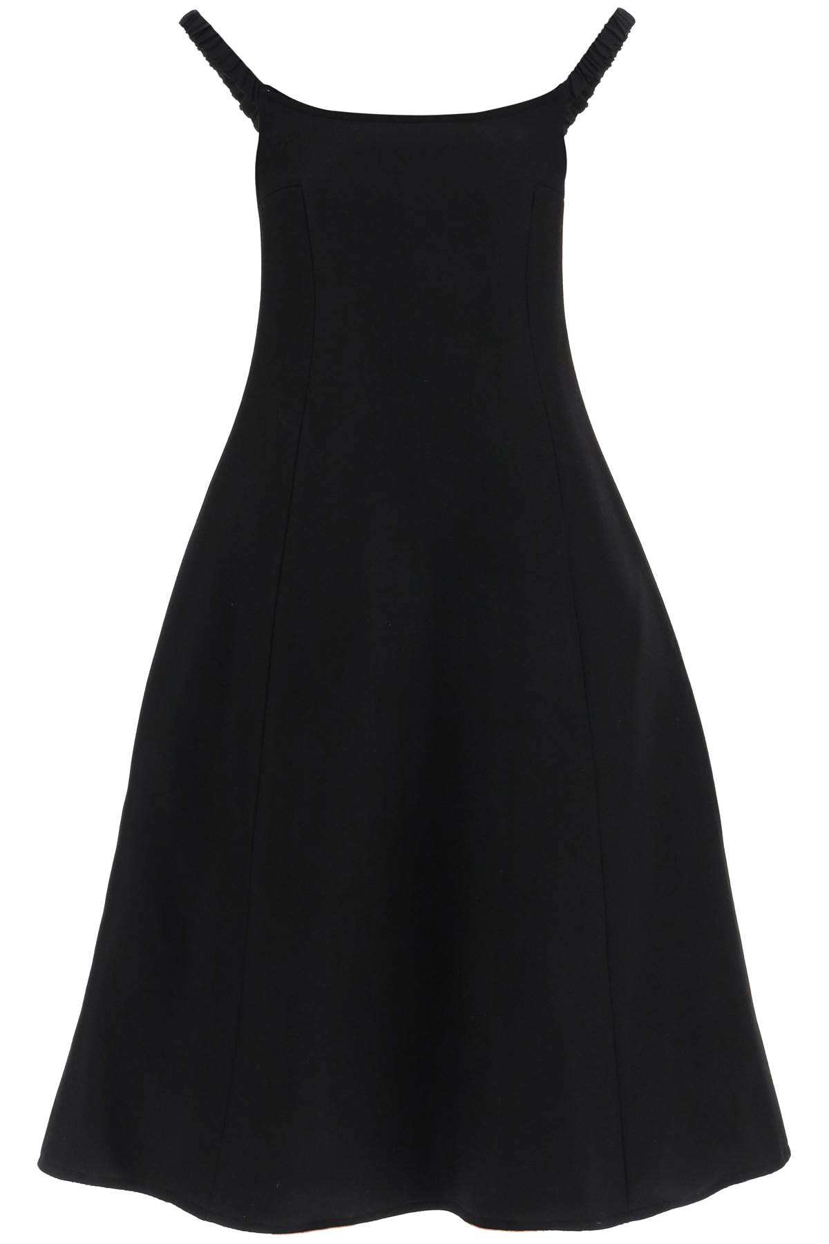 KHAITE UMA HEAVY WOOL MIDI DRESS