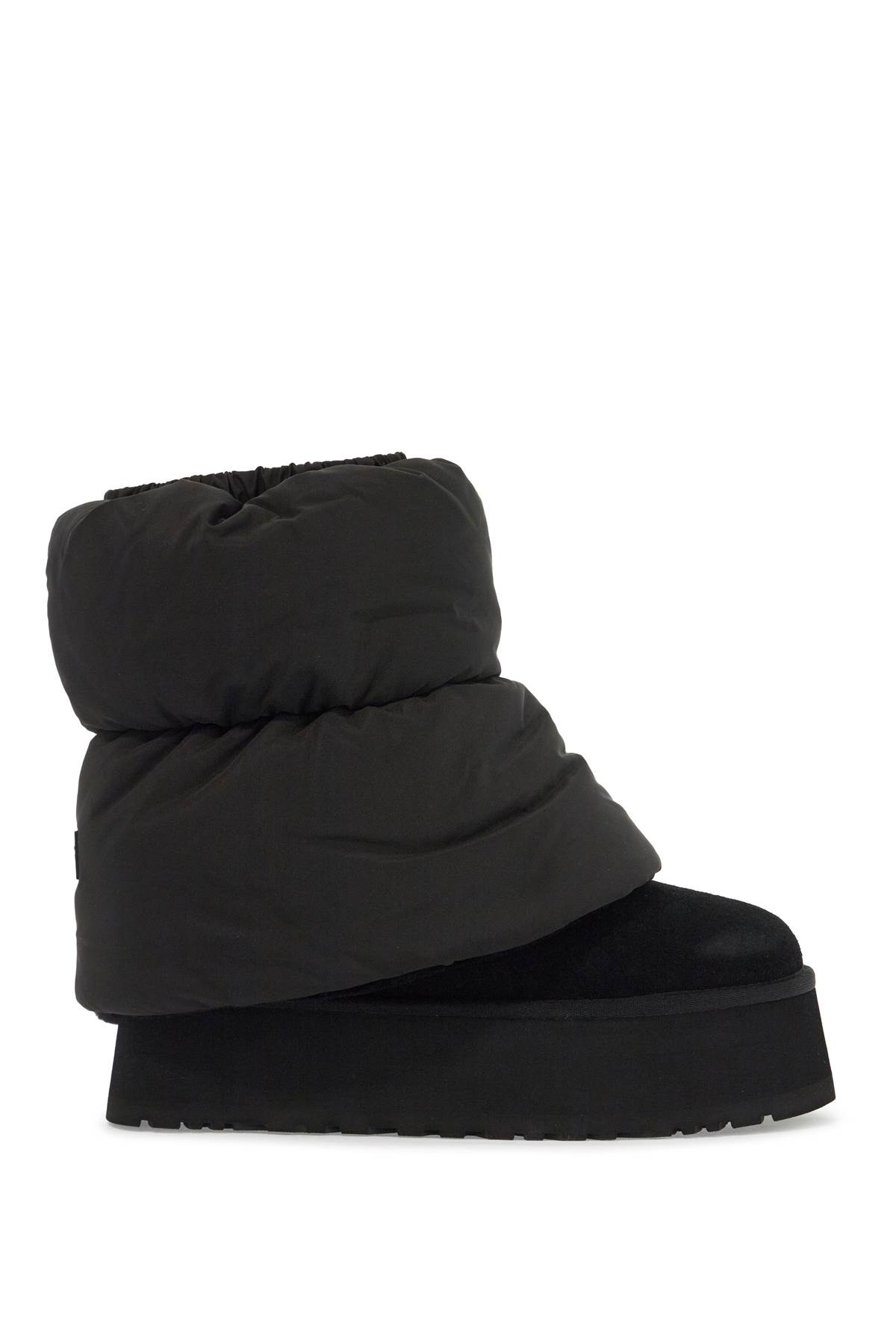 Ugg Padded Classic Mini Dipper Ankle In Black / Black (black)