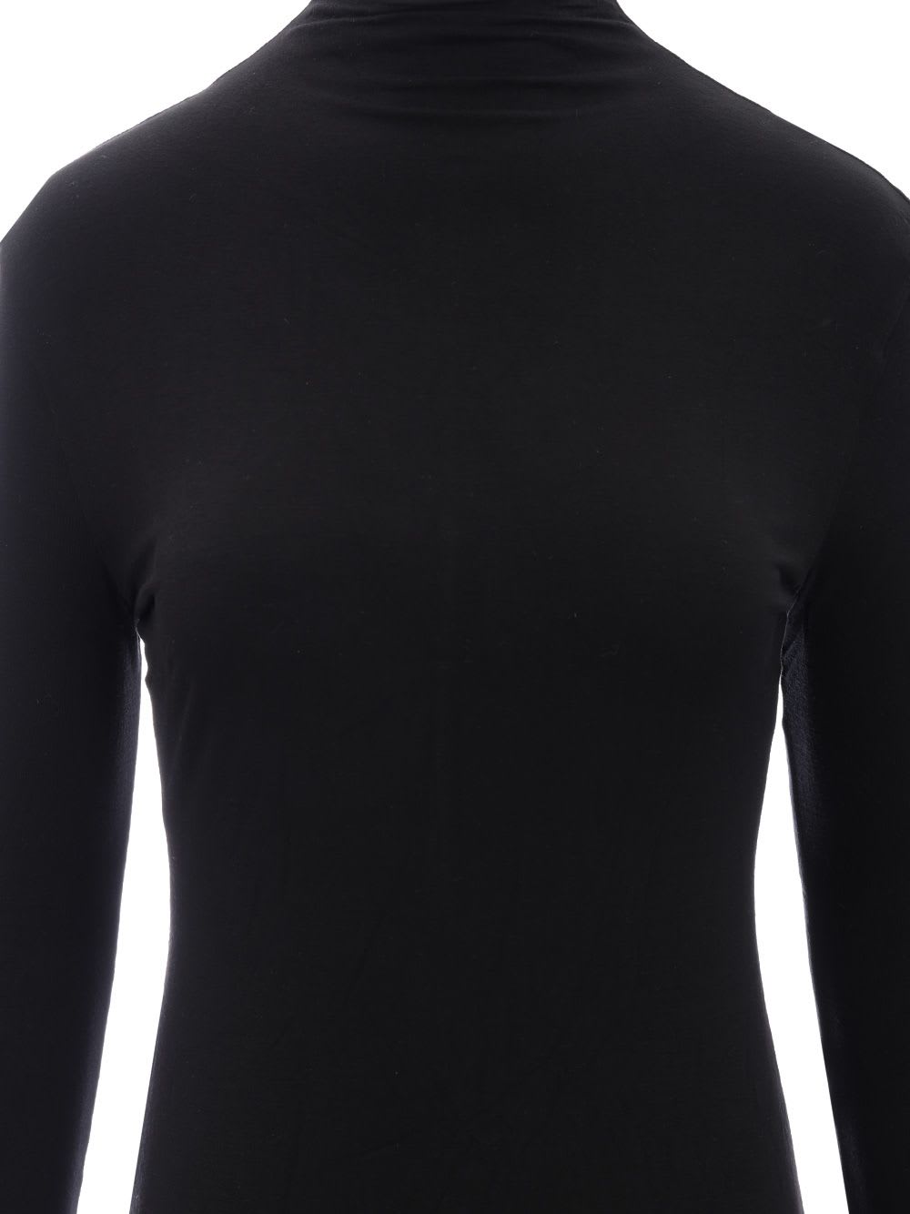 Khaite Rolina Long Sleeve Top In Black