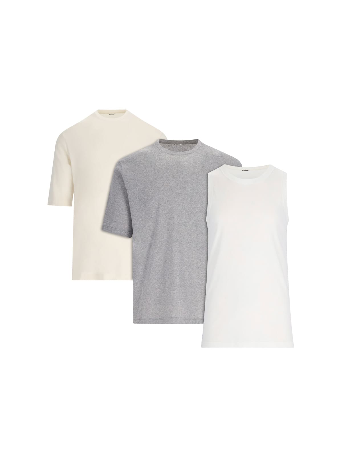 Jil Sander 3-pack T-shirt Set In Multicolor