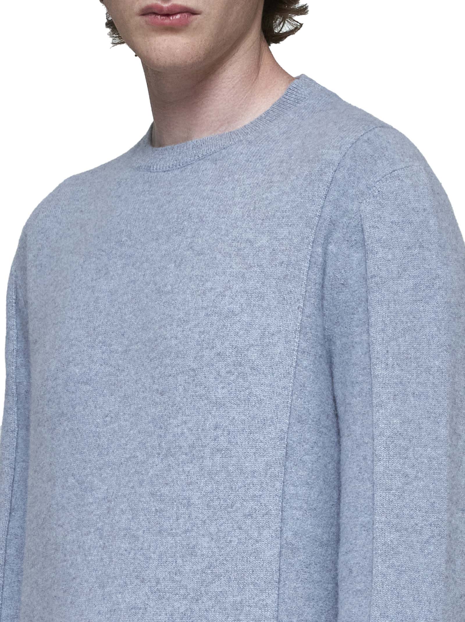 Shop Zegna Sweater In Blue Chiaro Unito