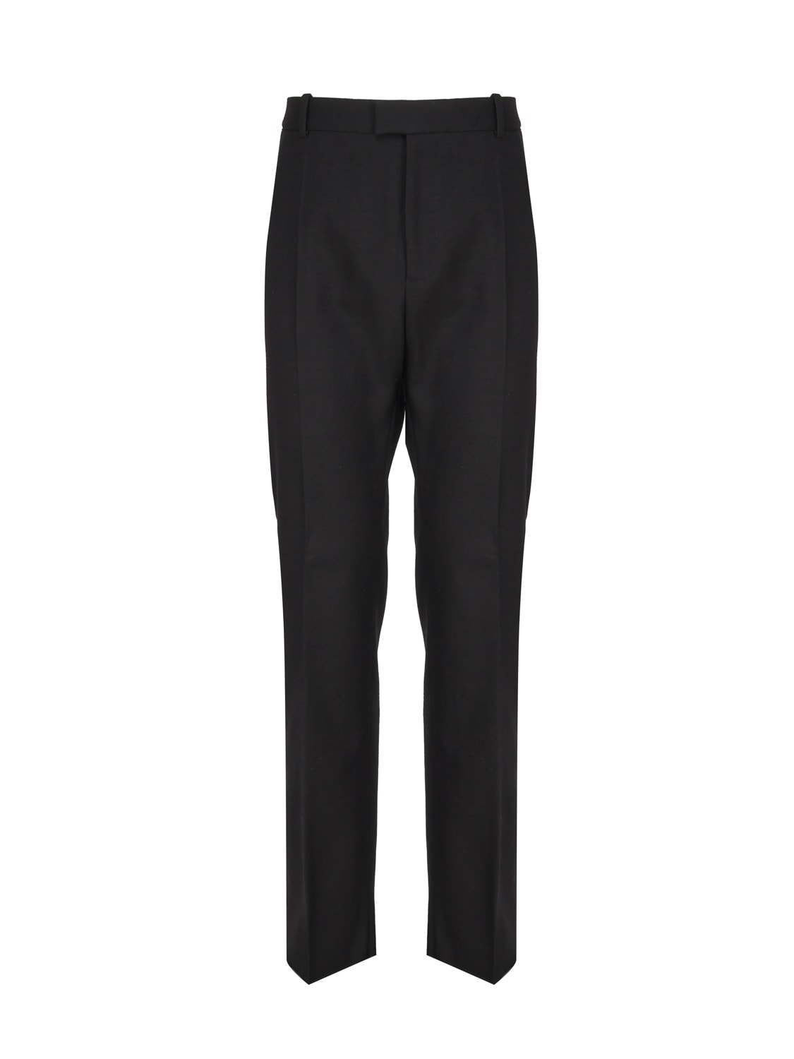 Structured Cotton Trousers