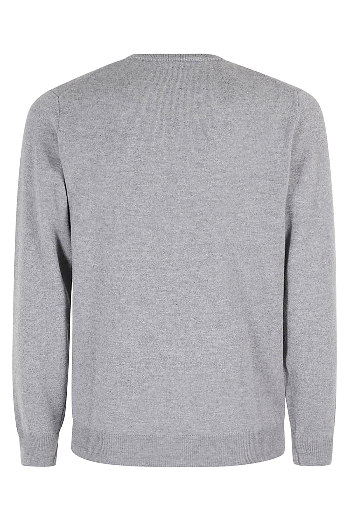 Shop Filippo De Laurentiis Girocollo ml Lana Cashmere In Grigio Chiaro