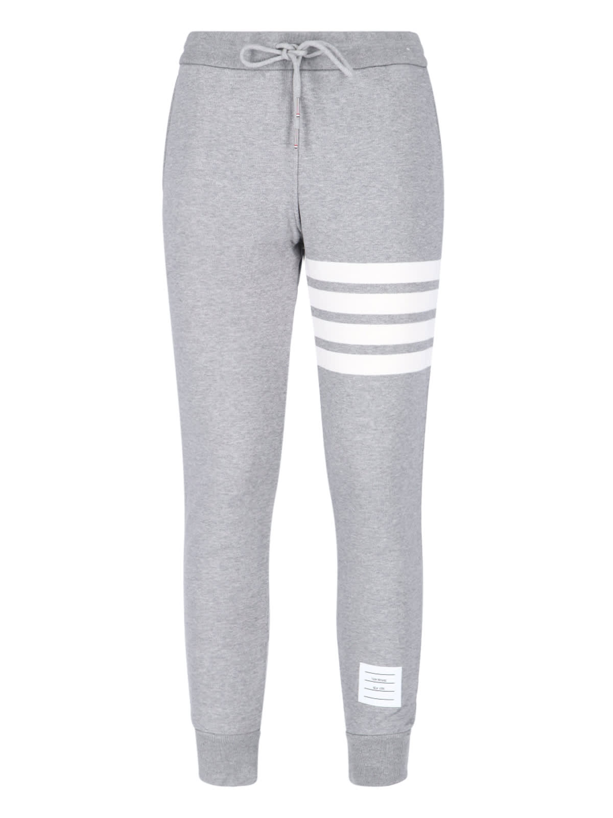 Thom Browne 4-bar Sporty Pants In Gray
